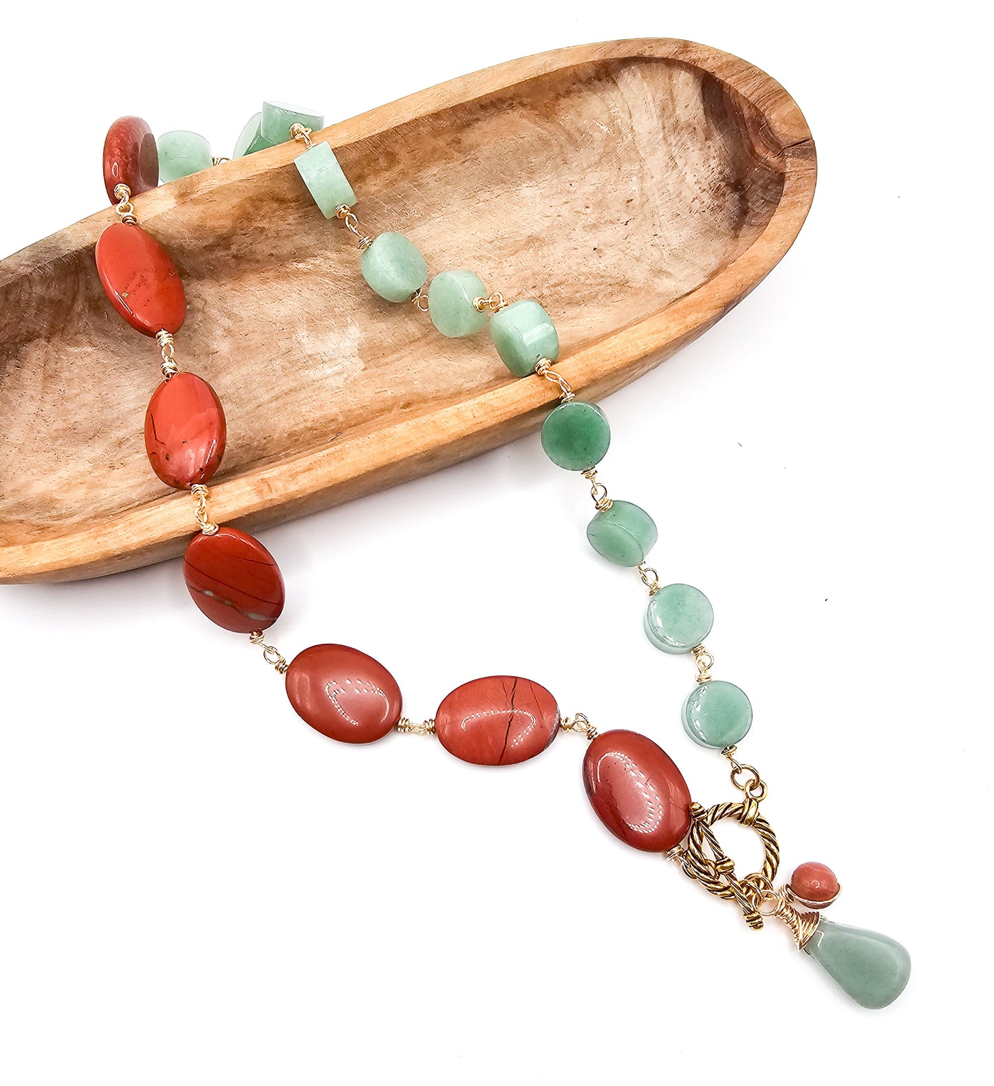 Fall For Me Aventurine Gemstone Necklace