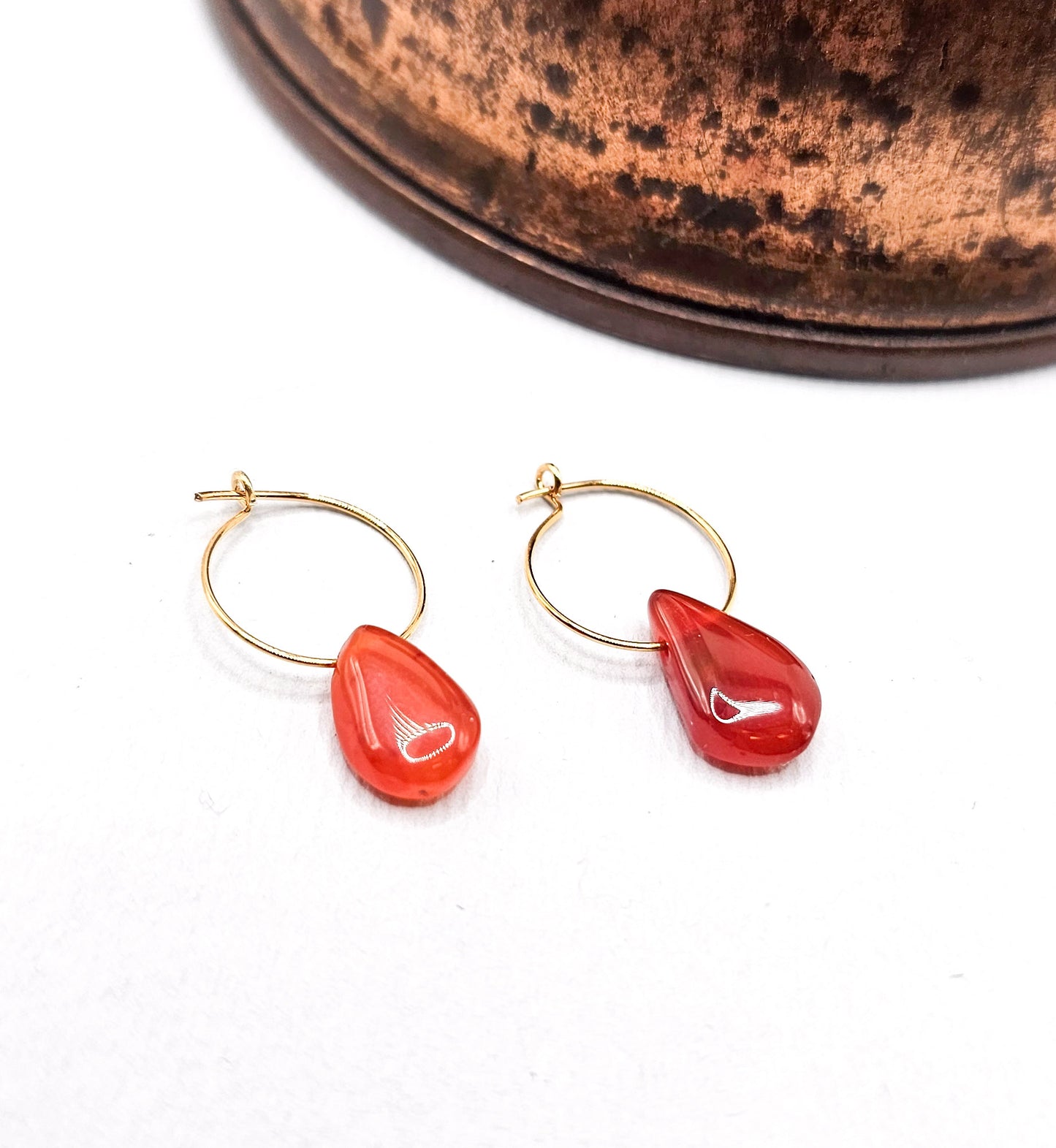 Carnelian Gemstone Cuties Earrings