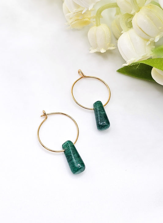 Tiny but might Tourmaline Earrings
