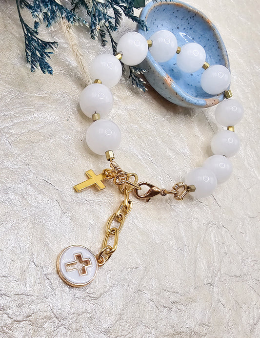 Snow Quartz Bracelet