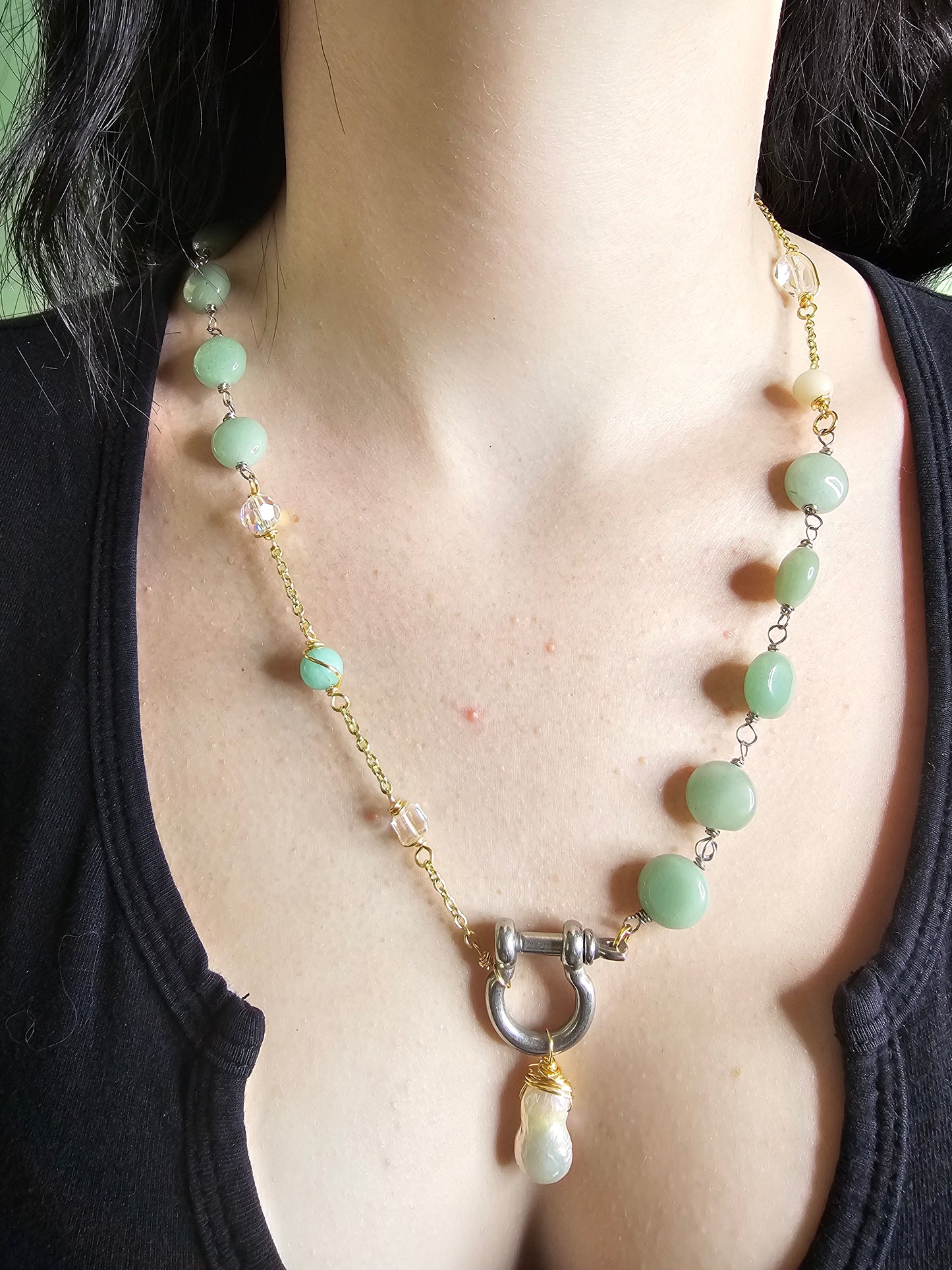 Semi Precious Gemstone Necklace Set