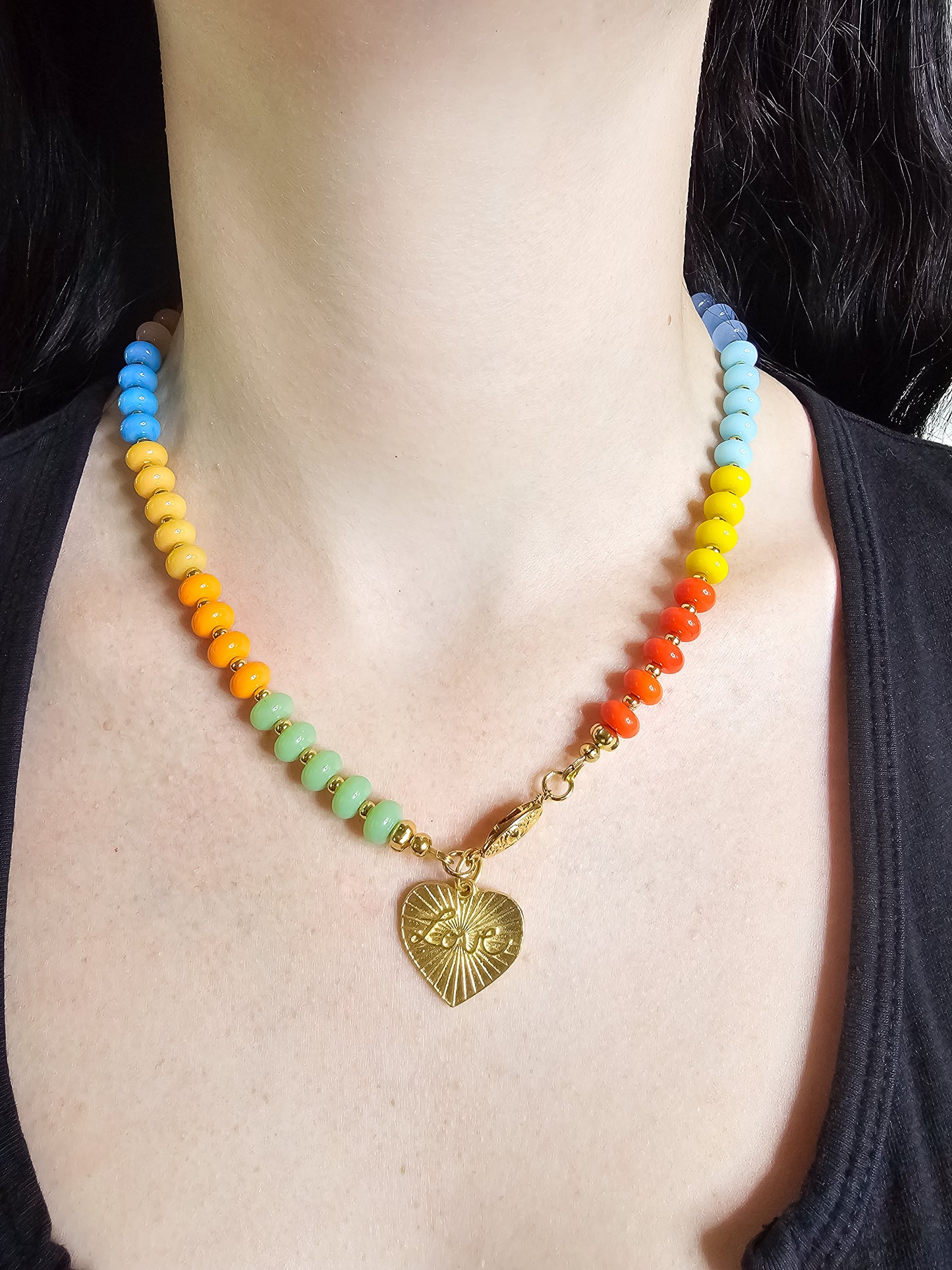 Bohemian Heart Necklace