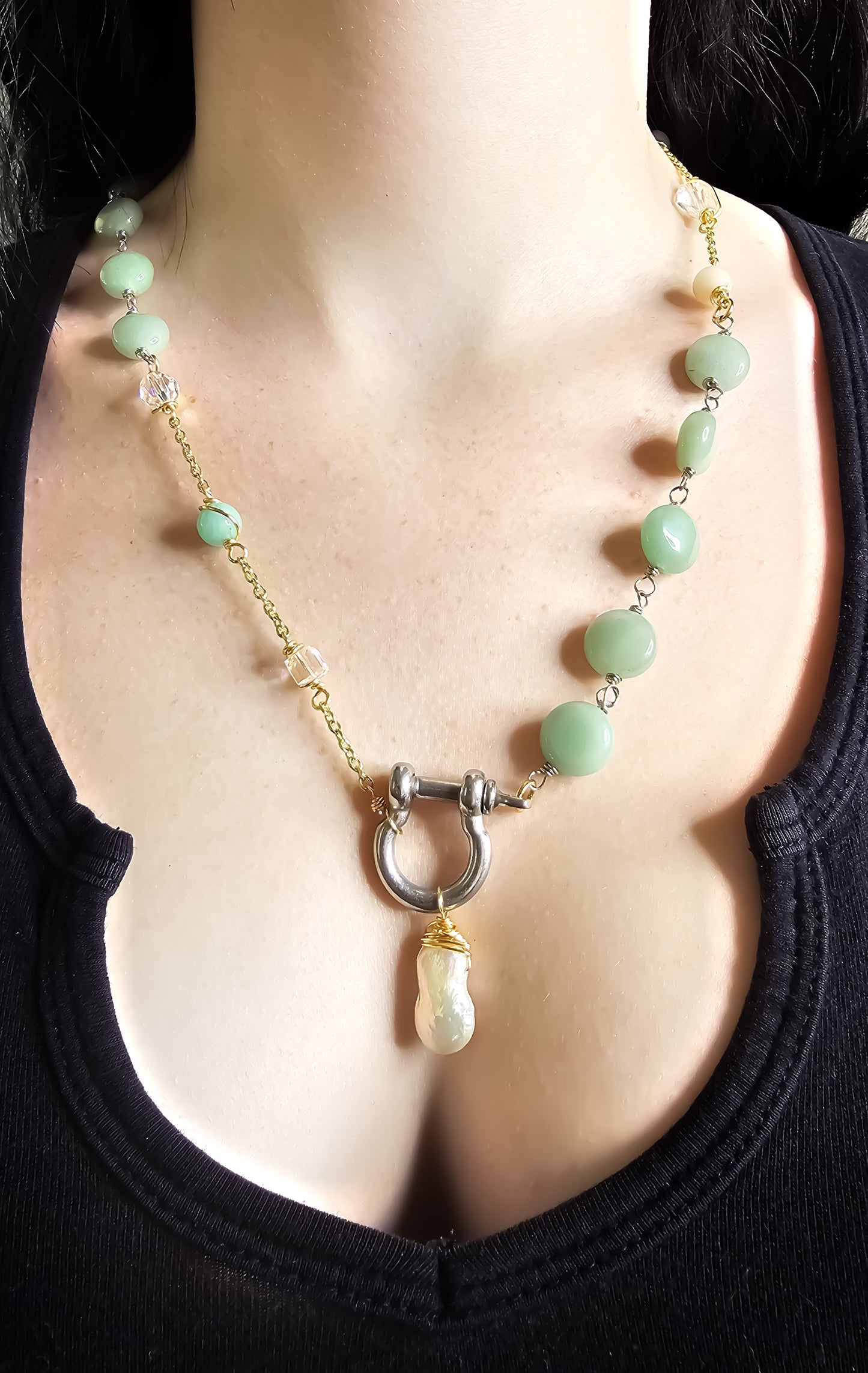 Semi Precious Gemstone Necklace Set