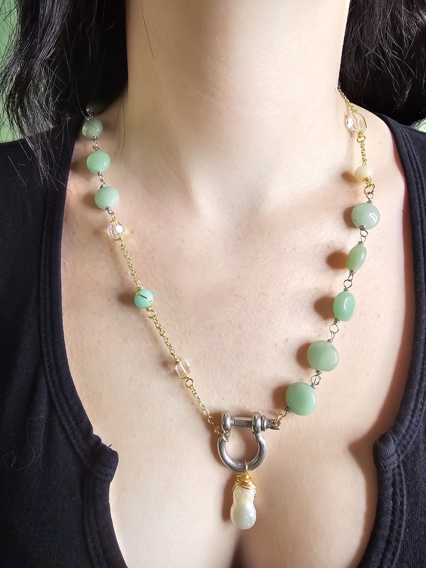 Semi Precious Gemstone Necklace Set