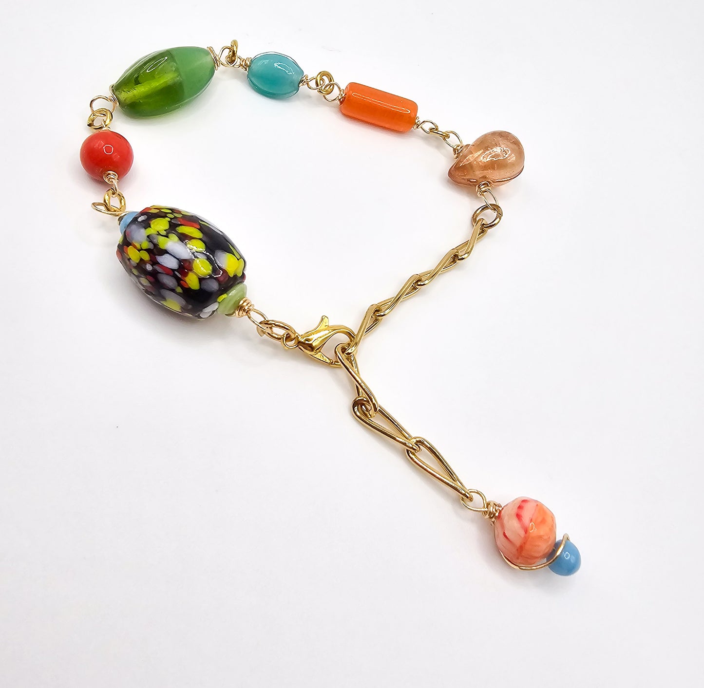 Venetian Glass Bohemian Bracelet
