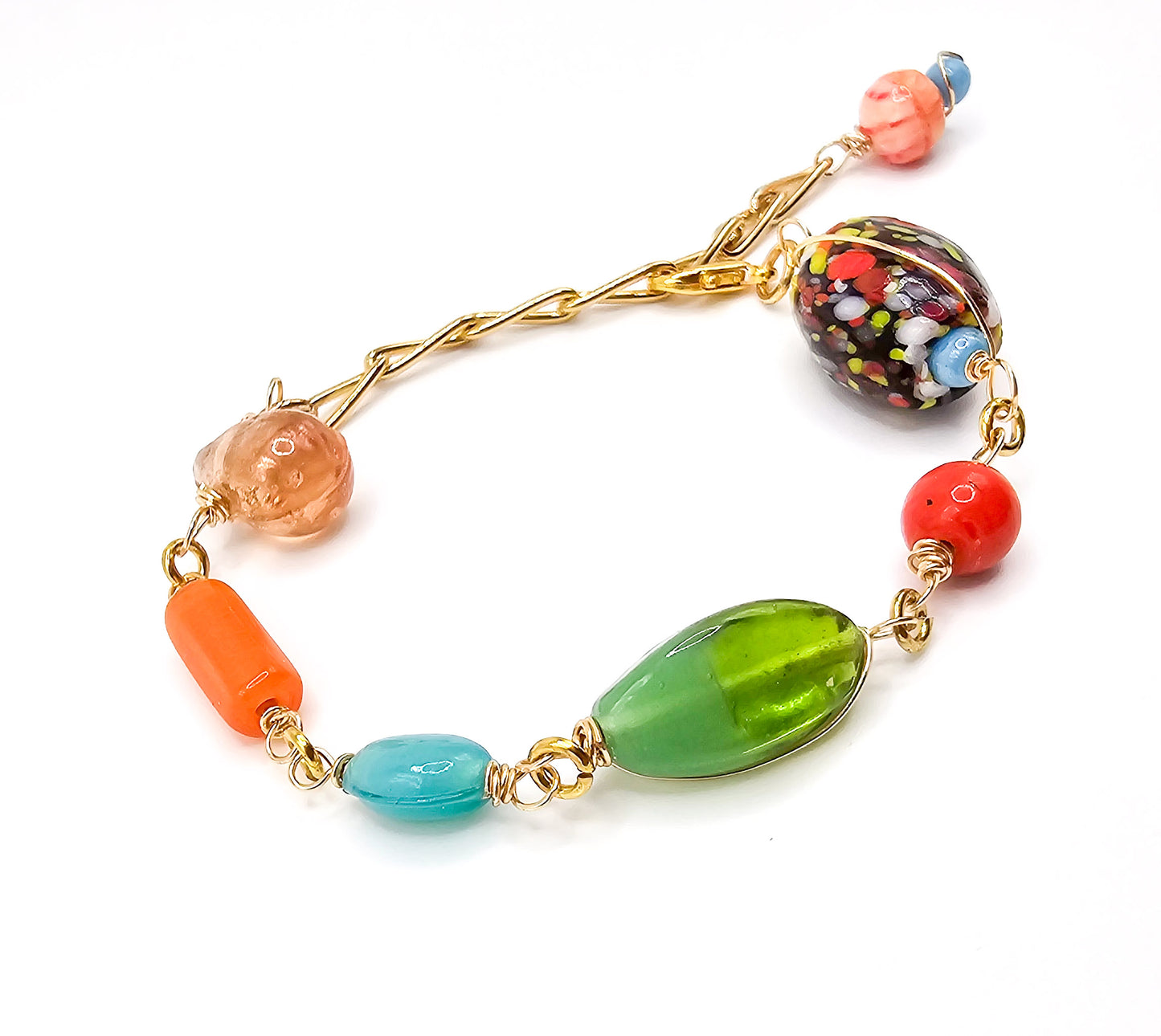 Venetian Glass Bohemian Bracelet