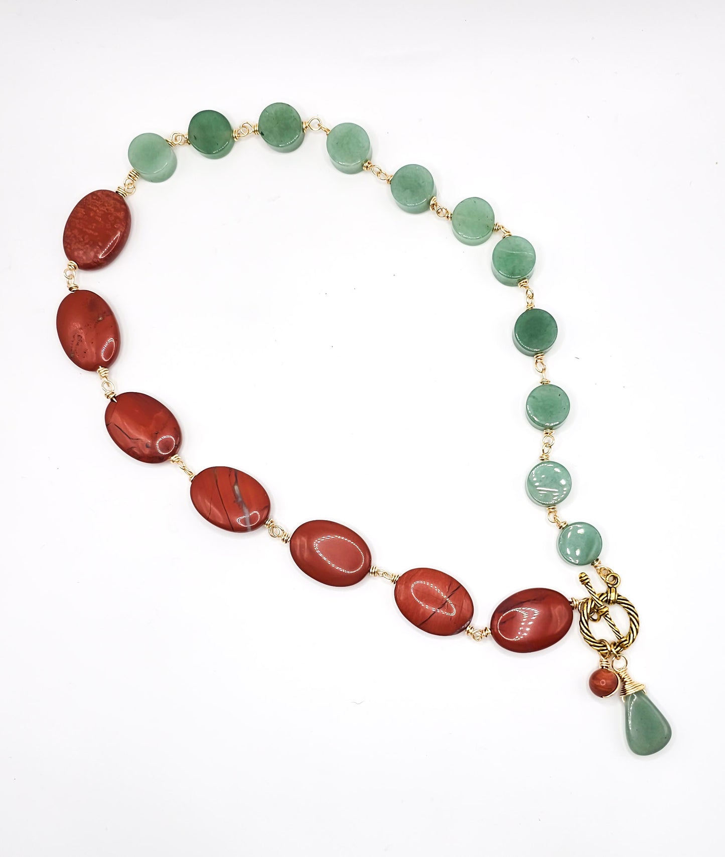 Fall For Me Aventurine Gemstone Necklace