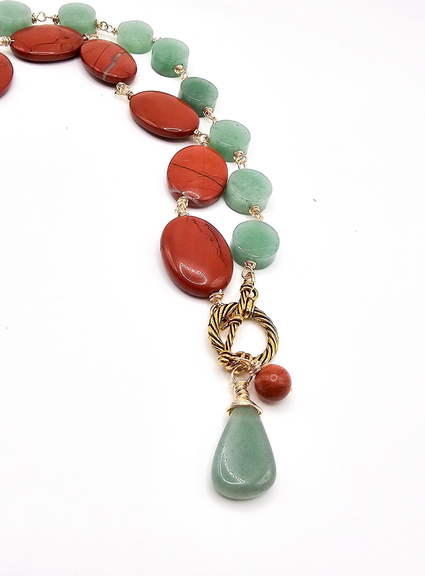 Fall For Me Aventurine Gemstone Necklace