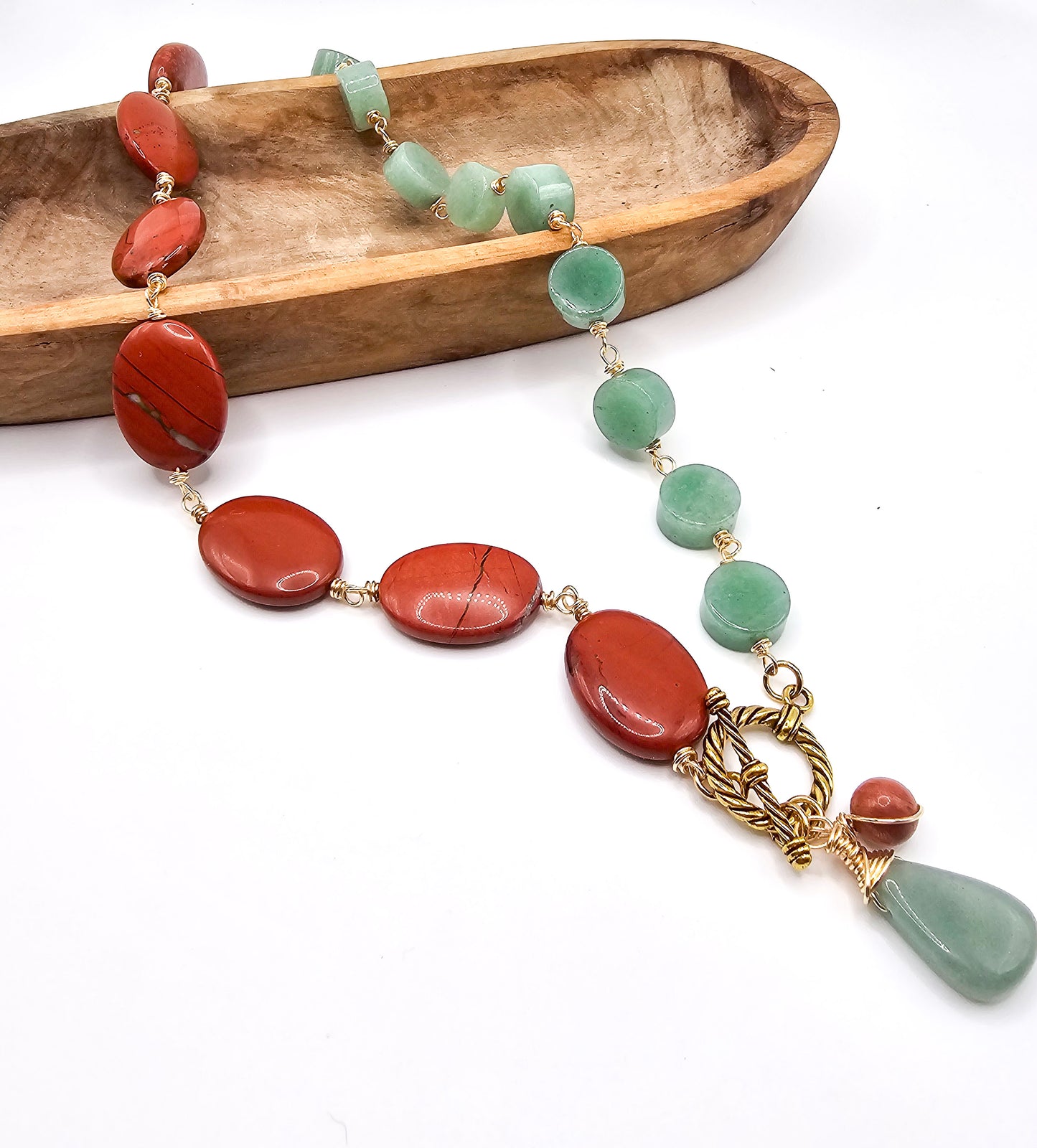 Fall For Me Aventurine Gemstone Necklace