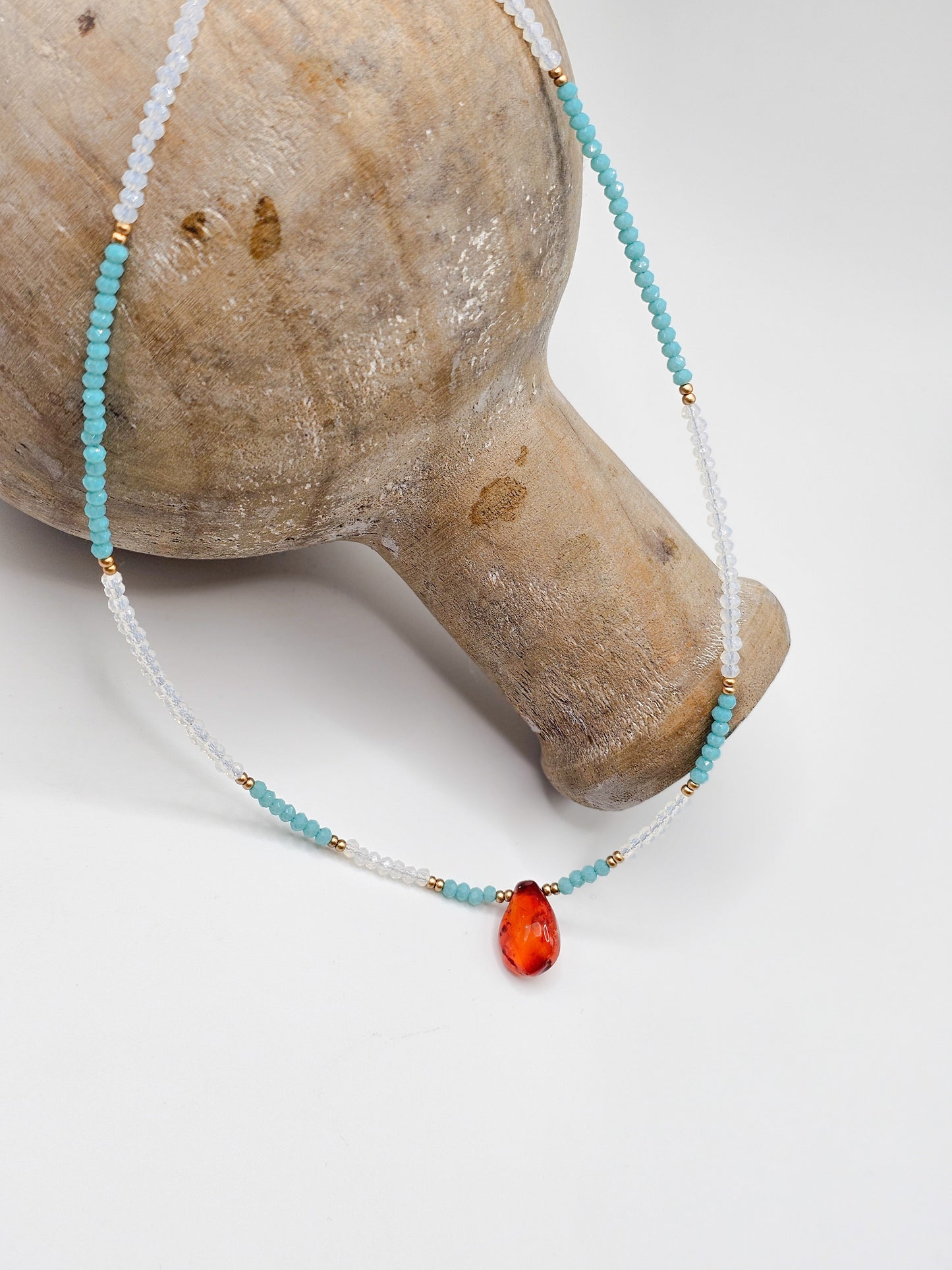 Semi-Precious Carnelian Necklace
