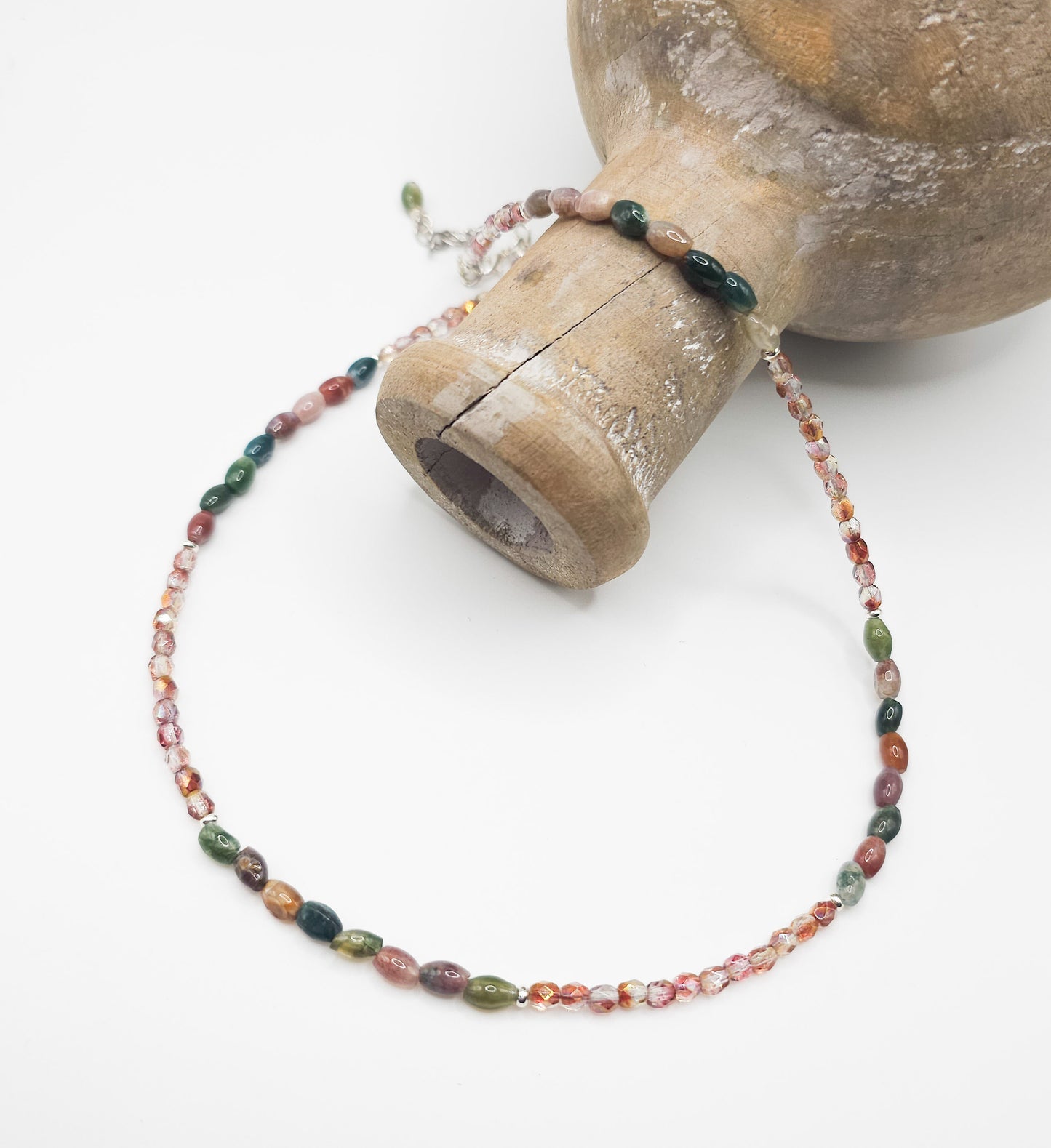 Natural Agate Gemstone Necklace