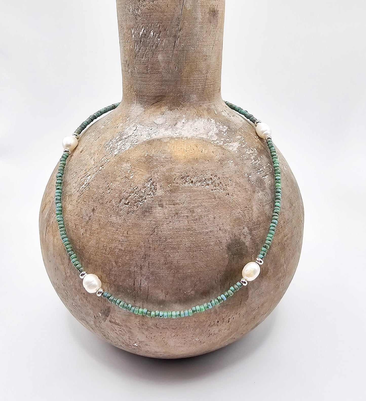 Turquoise Fresh Water Pearl Necklace