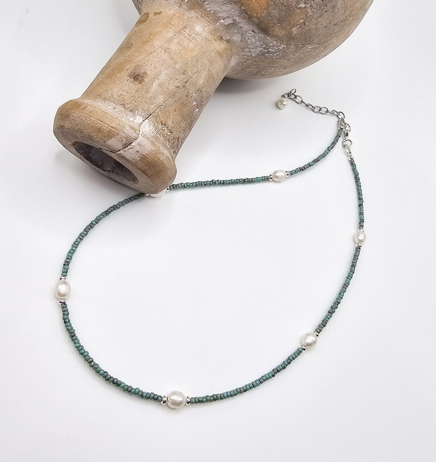 Turquoise Fresh Water Pearl Necklace