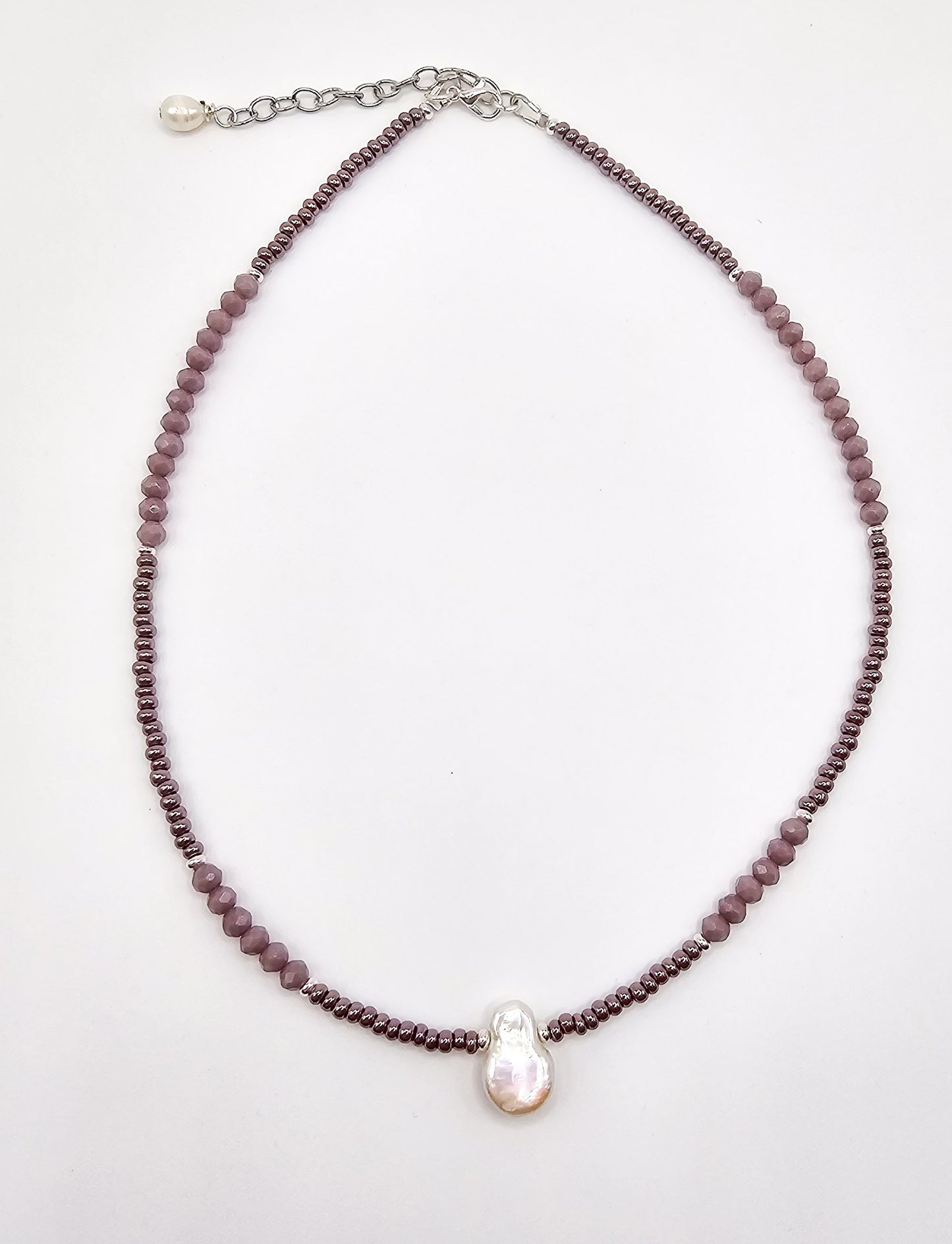 Lavender Dream Pearl Necklace
