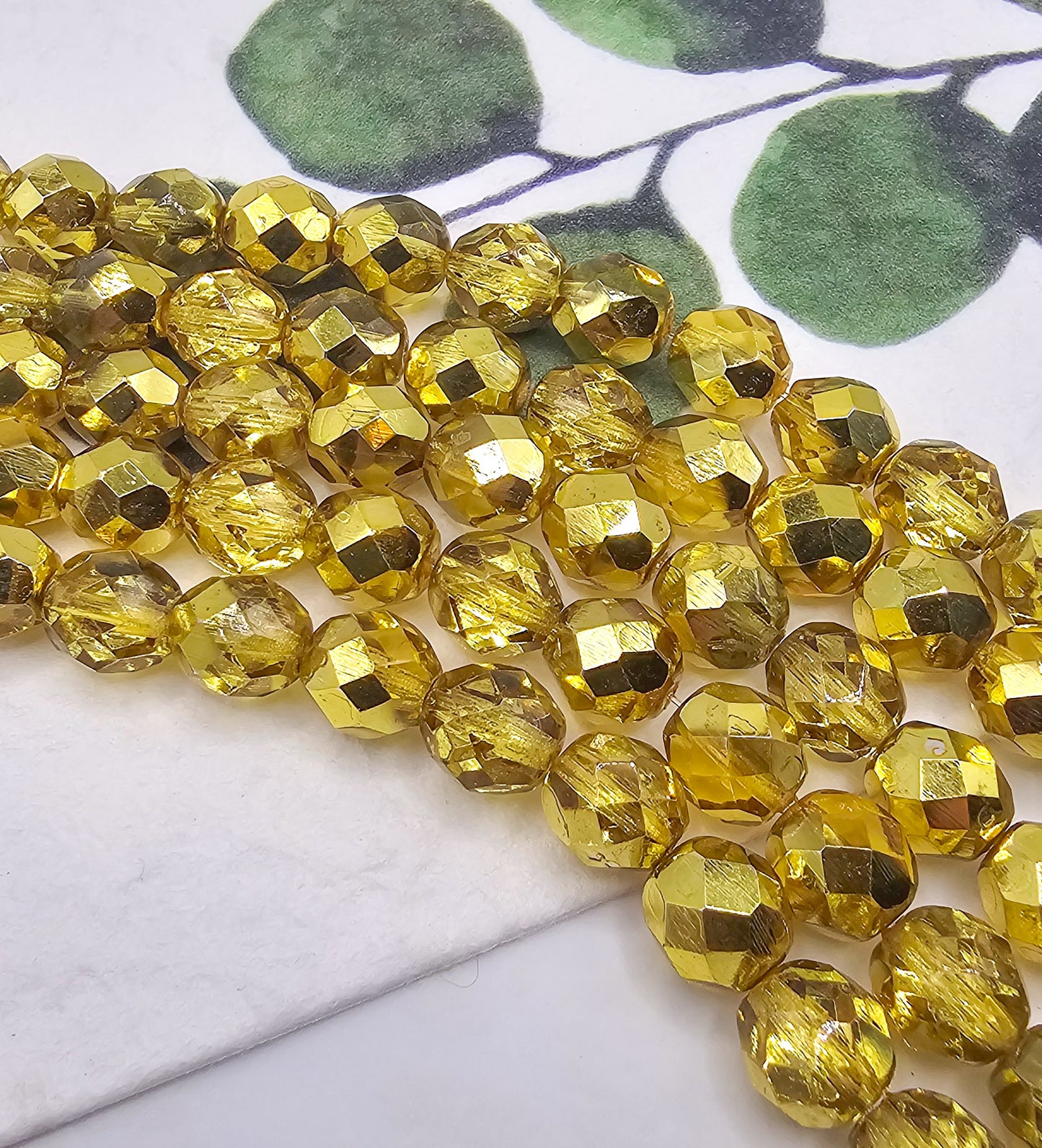 Czech Metallic Yellow 8 MM Rounds