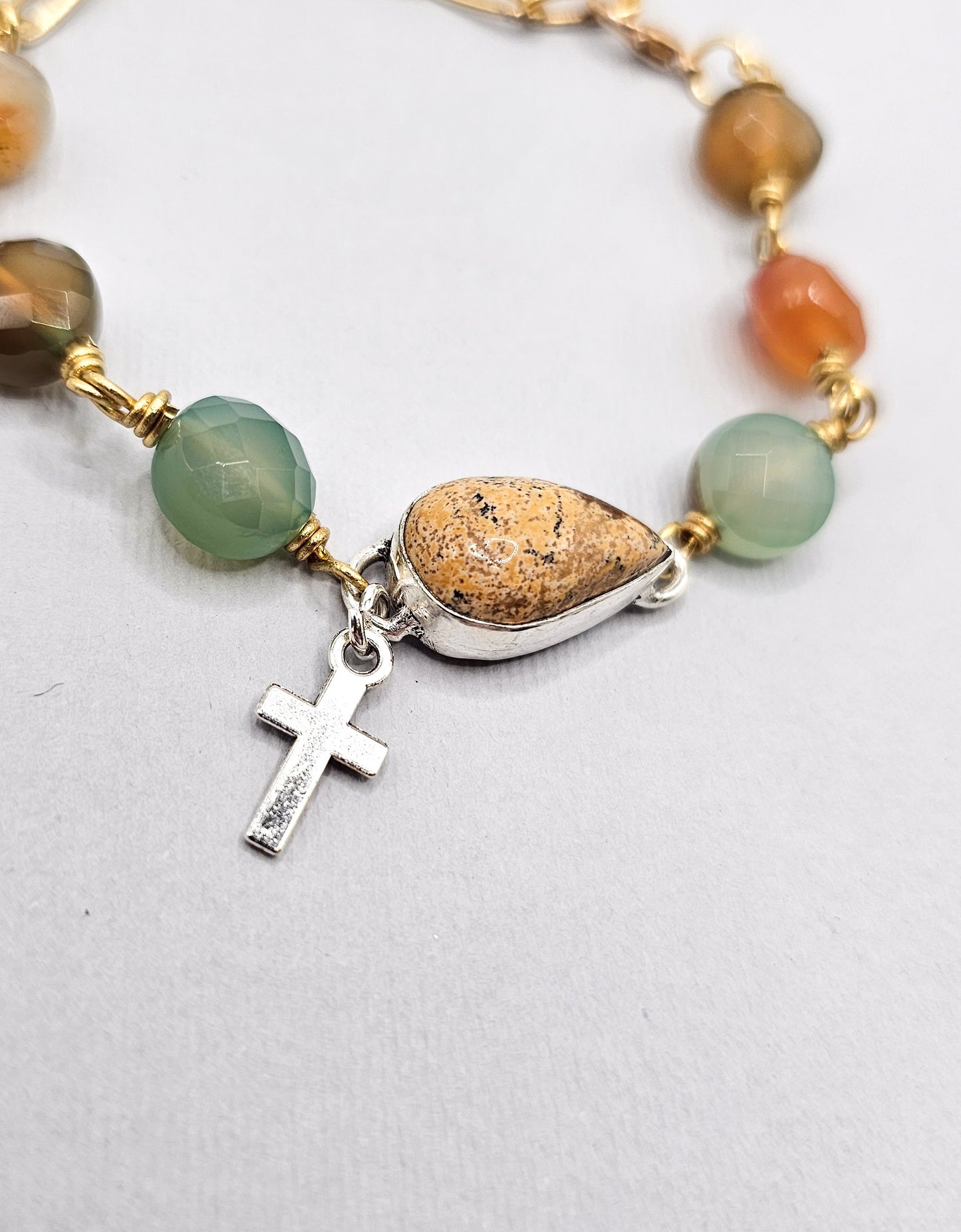 Jasper Gemstone Bracelet
