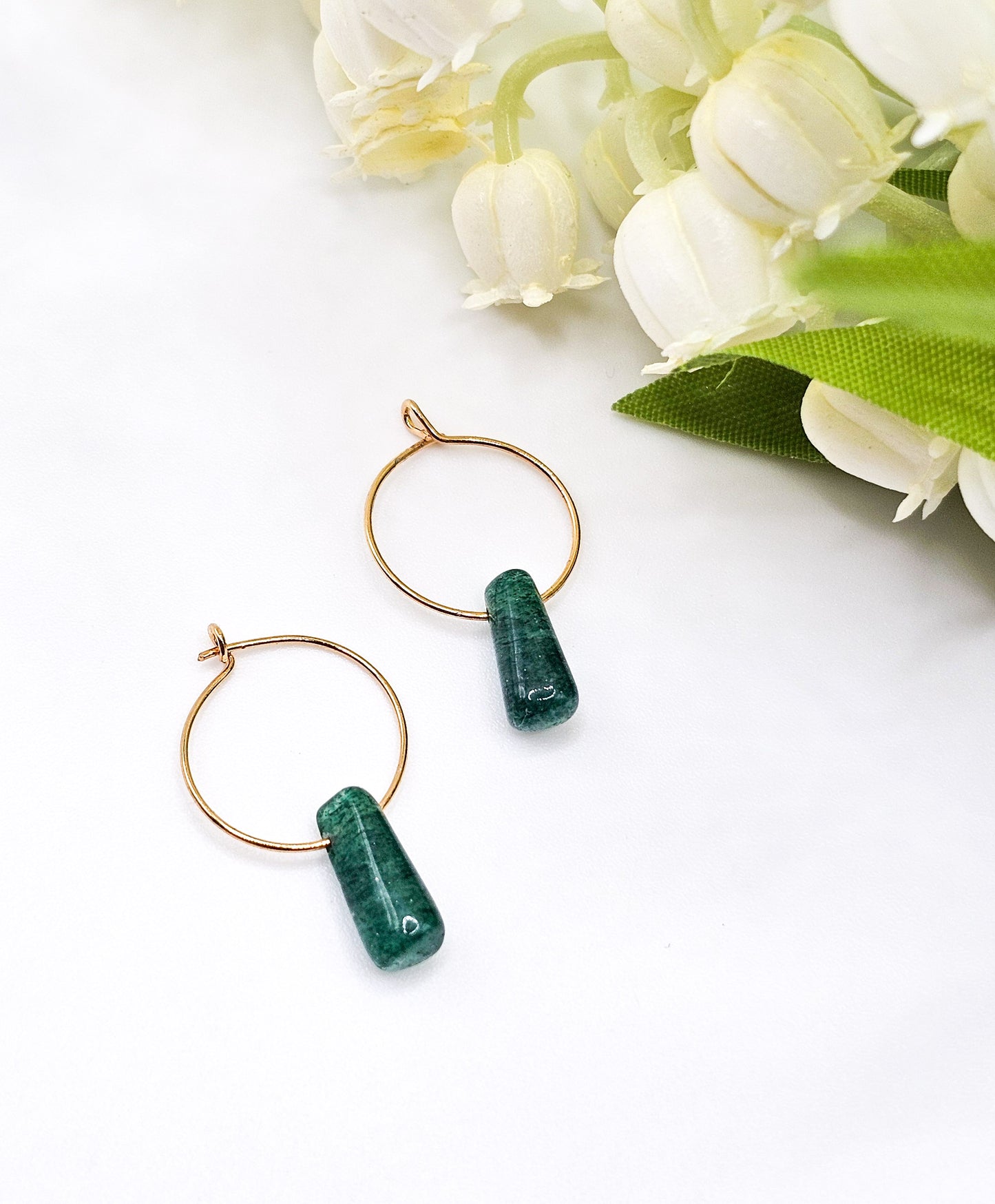 Tiny but might Tourmaline Earrings