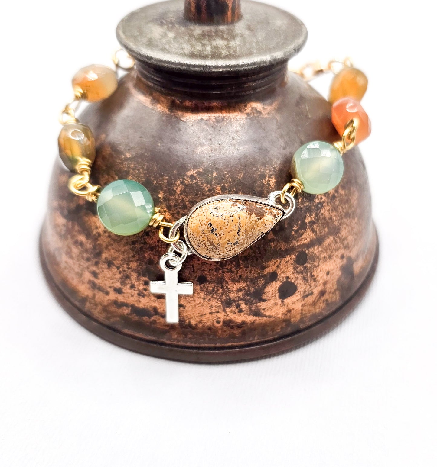 Jasper Gemstone Bracelet
