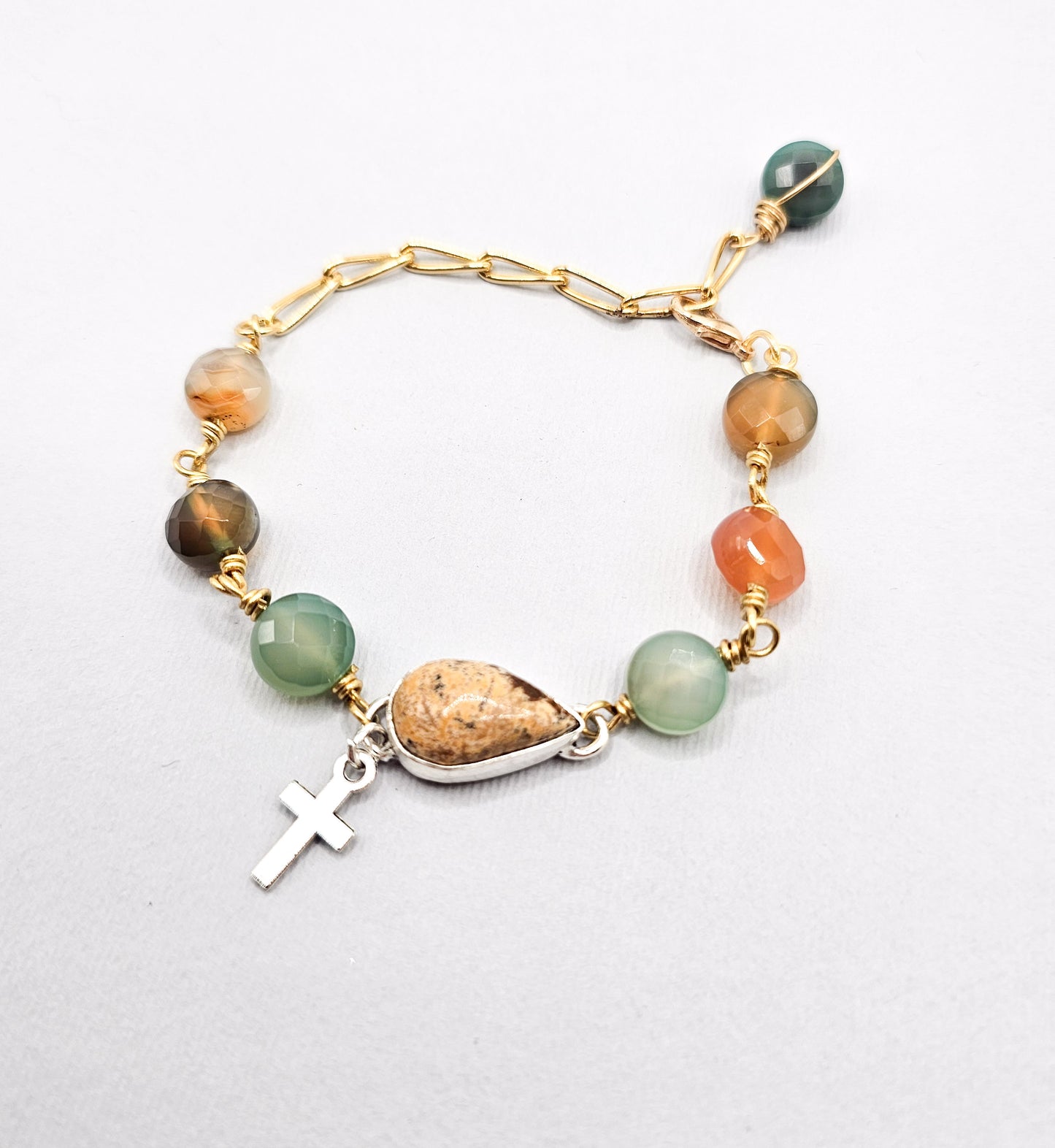 Jasper Gemstone Bracelet