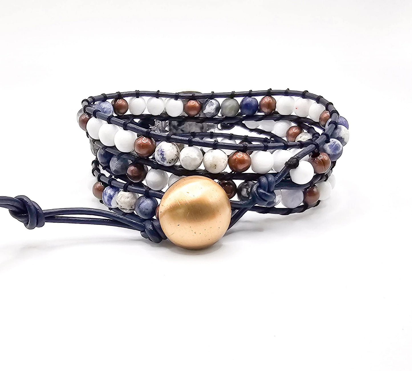 Natural Soldalite Wrap