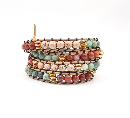 Bohemian Desert Wrap Bracelet