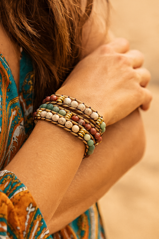 Bohemian Desert Wrap Bracelet